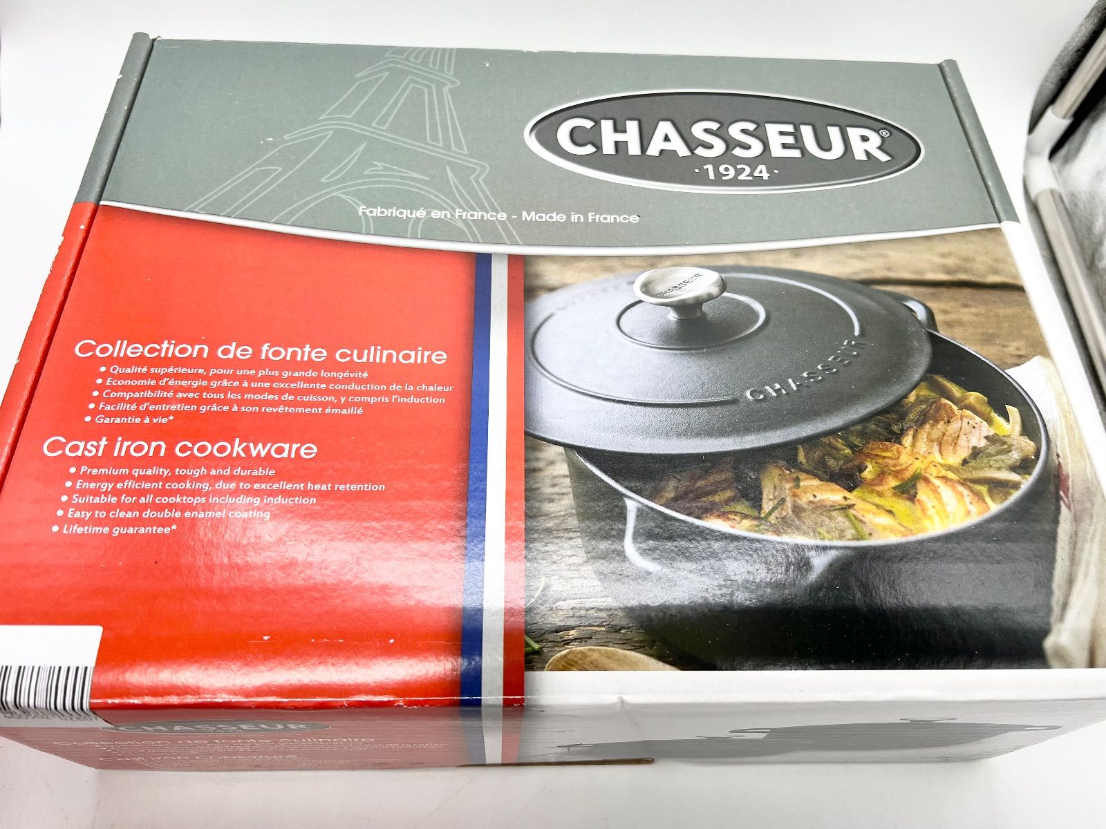 鍋　２個セット　まとめ売り　CHASSEUR CHASSEUR 鋳鉄製 両手鍋 24cm ブラック - メルカリ