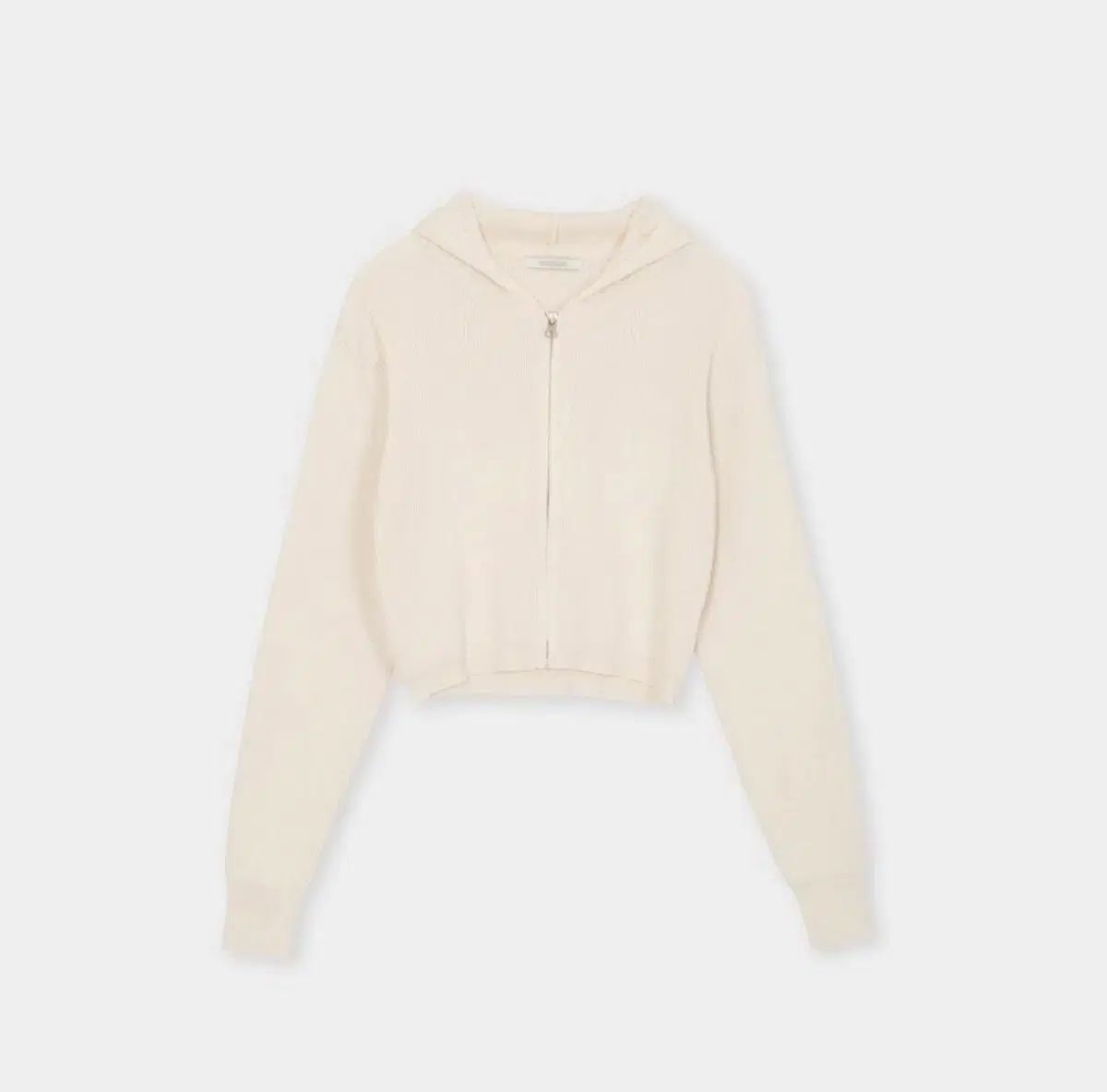 フォレスト パーク コットン WHO フード ニット ジップアップ ゴージ クロップド 長袖