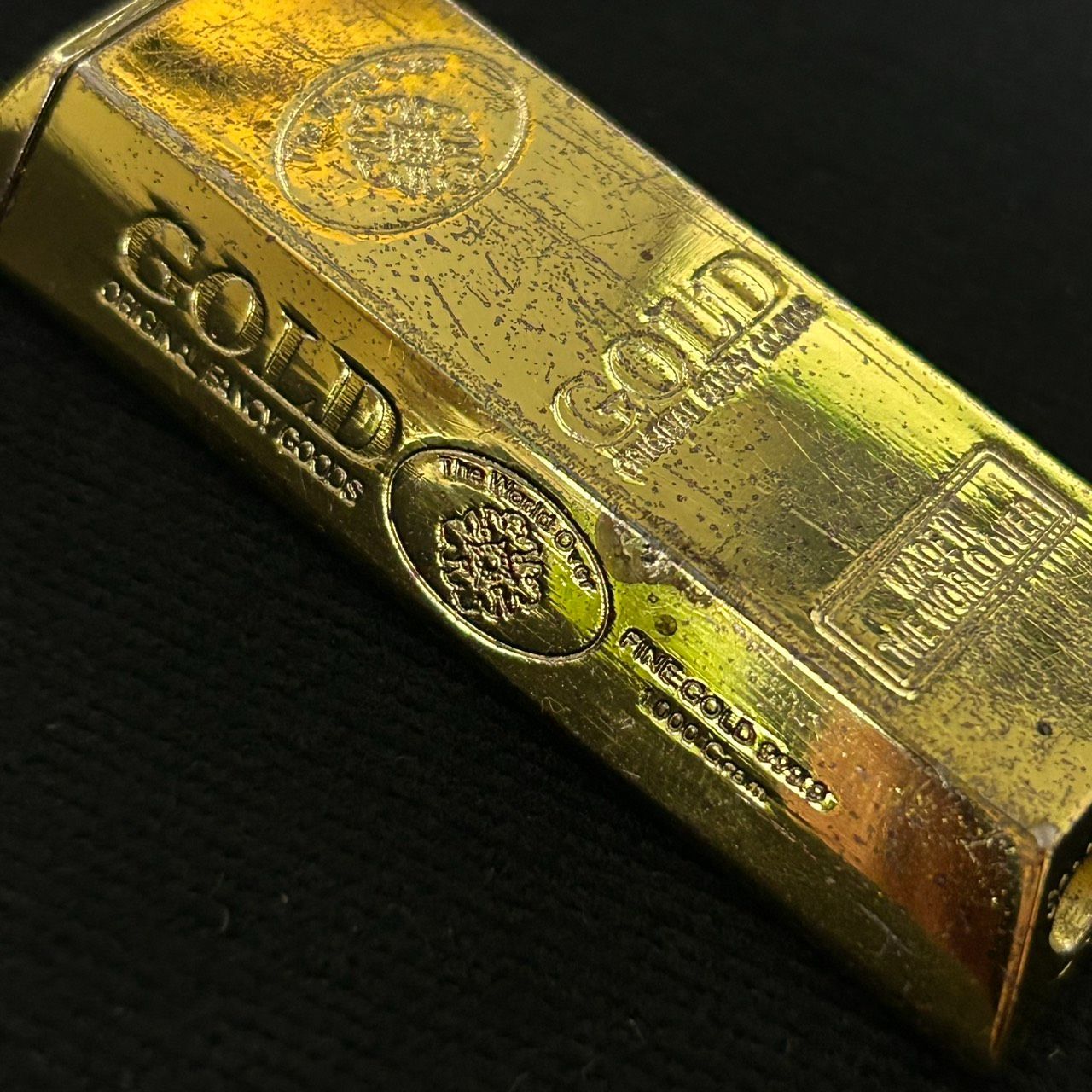 ゴールドバー デザイン ガスライター GOLD オリジナルファンシーグッズ 