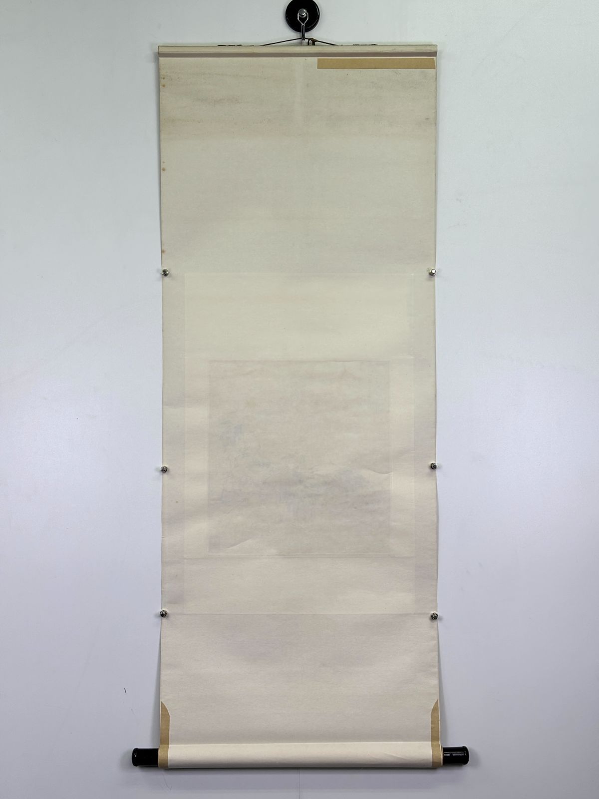 長寿・夫婦円満】楊志華 鶴の絵 掛軸 水墨彩色 和室 床の間 中国美術