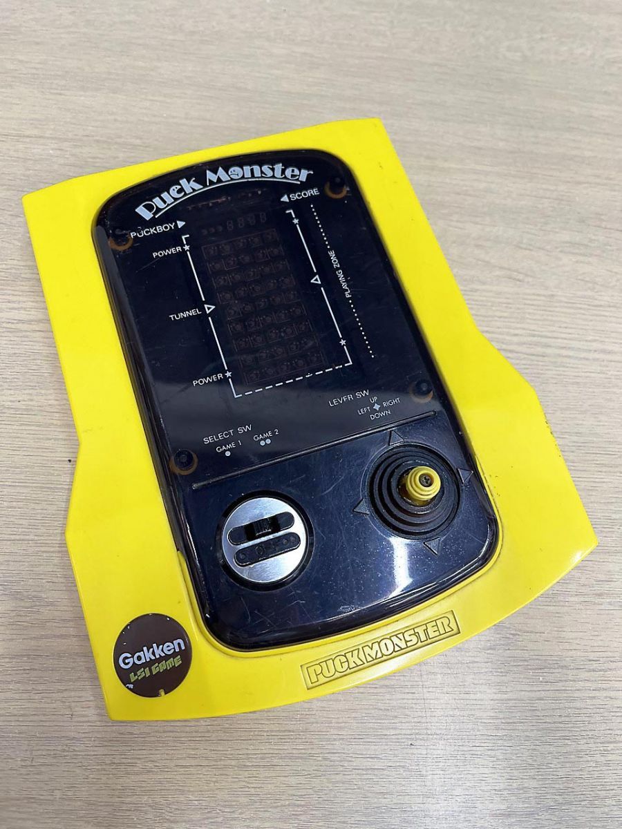 現状品 Gakken 学研 パックモンスター PUCK MONSTER LSIゲーム - メルカリ