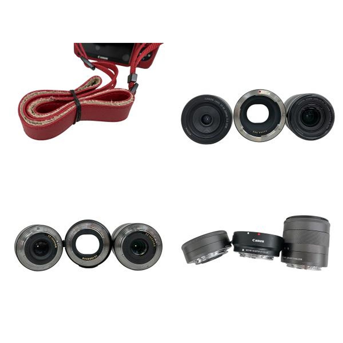 CANON EOS M ミラーレス一眼カメラ EF-M 18-55 IS STM/EF-M 22 STM