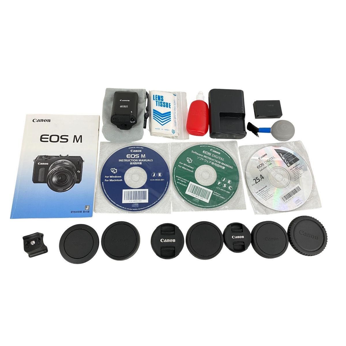 【中古品】Canon ミラーレス一眼カメラEOS M100+付属品セット CANON EOS M ミラーレス一眼カメラ EF-M 18-55 IS STM/EF-M 22 STM