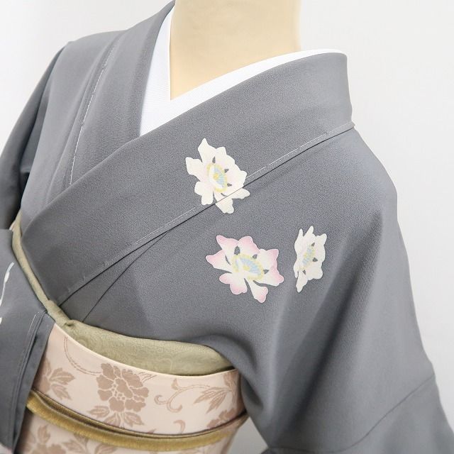 未着用 正絹 作家物落款 トールサイズ 訪問着 着物 A3784 高身長トールサイズ訪問着レンタル｜卒業式や入学式、七五三の170cm