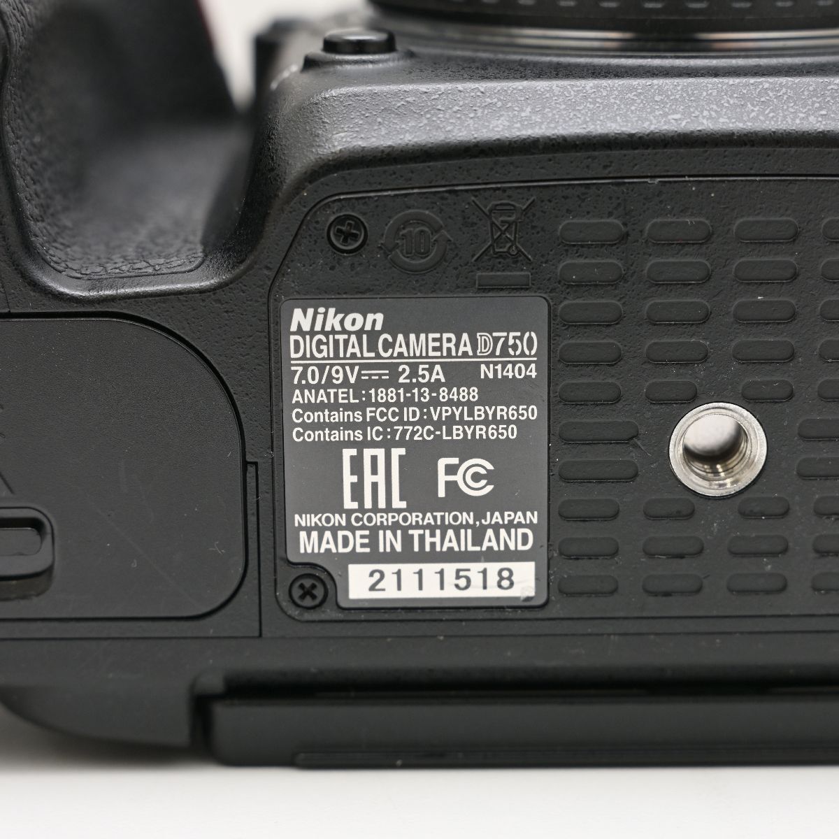 Nikon D750 ボディデジタル一眼レフ カメラ ニコン 中古 Z10691744