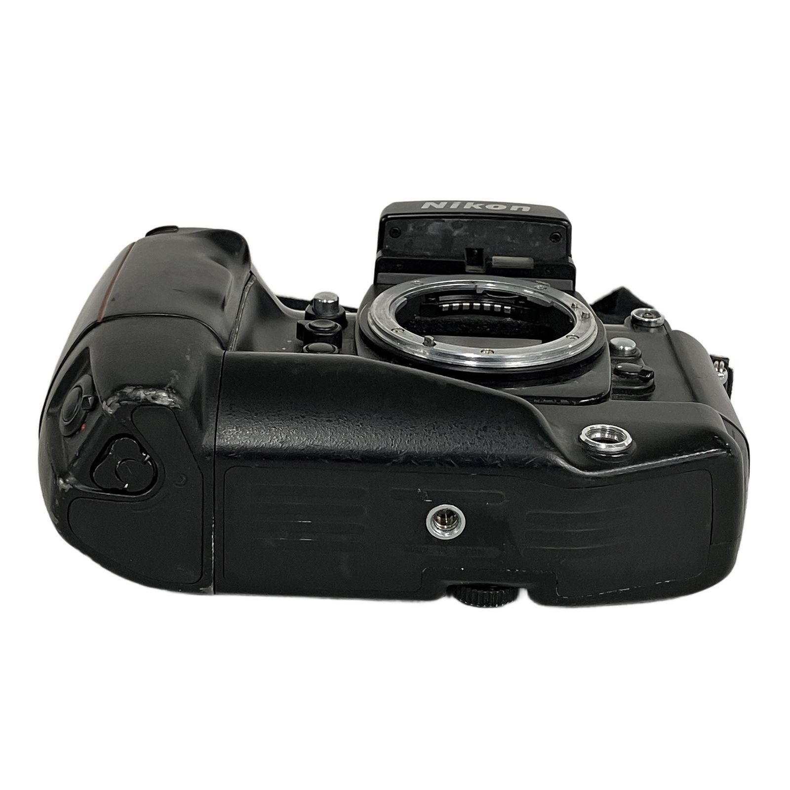 【C7175】NIKON F4 + MB-21 Nikon F4 ボディフィルムカメラ MB-21 バッテリーグリップ付 ジャンク