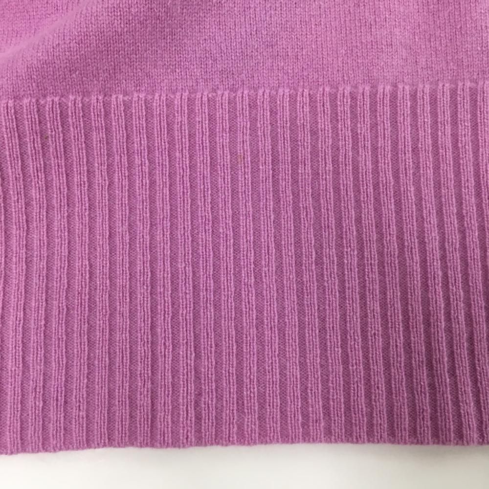 美品】アルチビオ タートルネックセーター ピンク×白 ハート カシミヤ