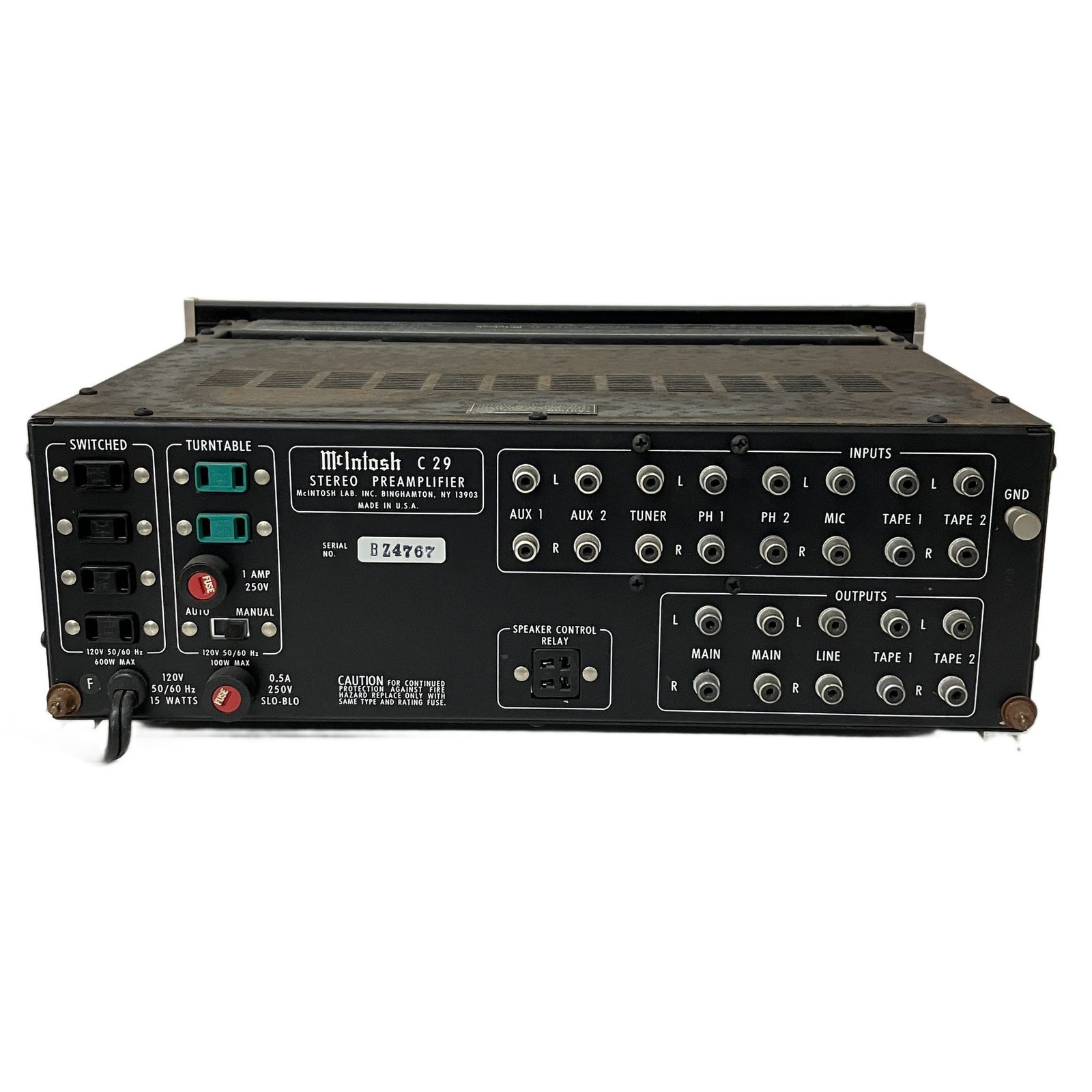 McIntosh マッキントッシュ C29 ステレオ プリアンプ コントロール McIntosh マッキントッシュ C29 ステレオ プリアンプ コントロール