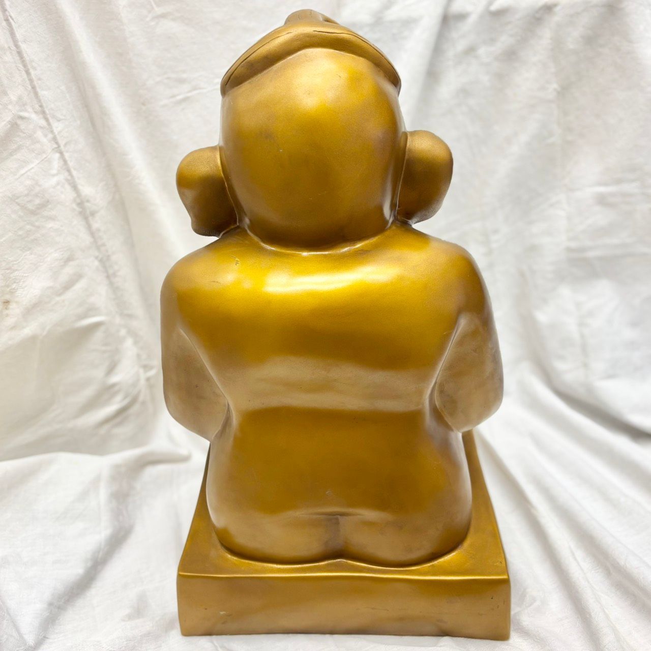 「ゴールド仕上げのモダン・ビリケン像（オブジェ）」 ゴールド仕上げのモダン・ビリケン像（オブジェ）」