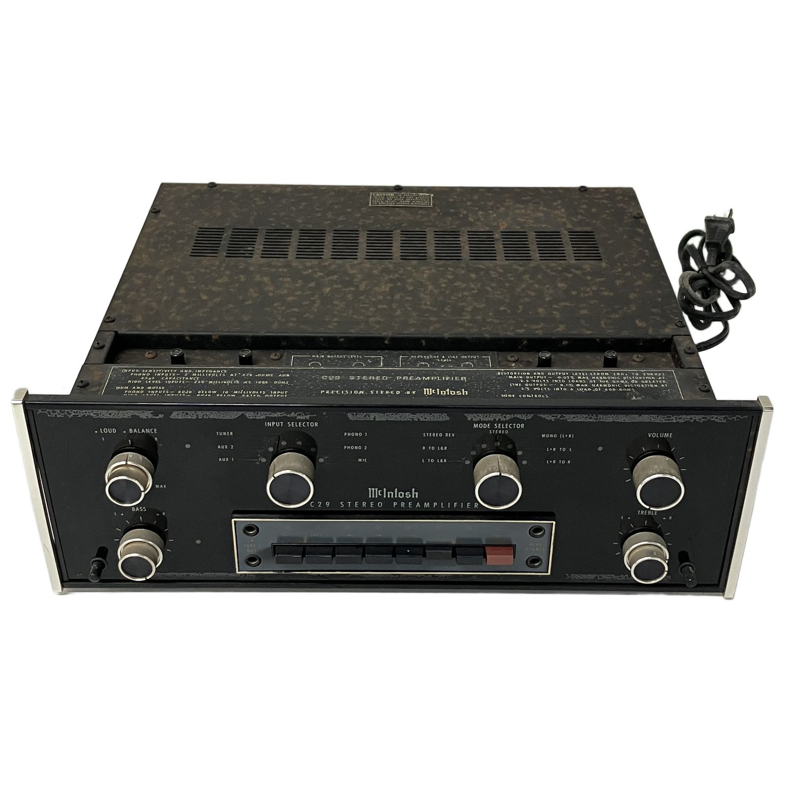 McIntosh マッキントッシュ C29 ステレオ プリアンプ コントロール