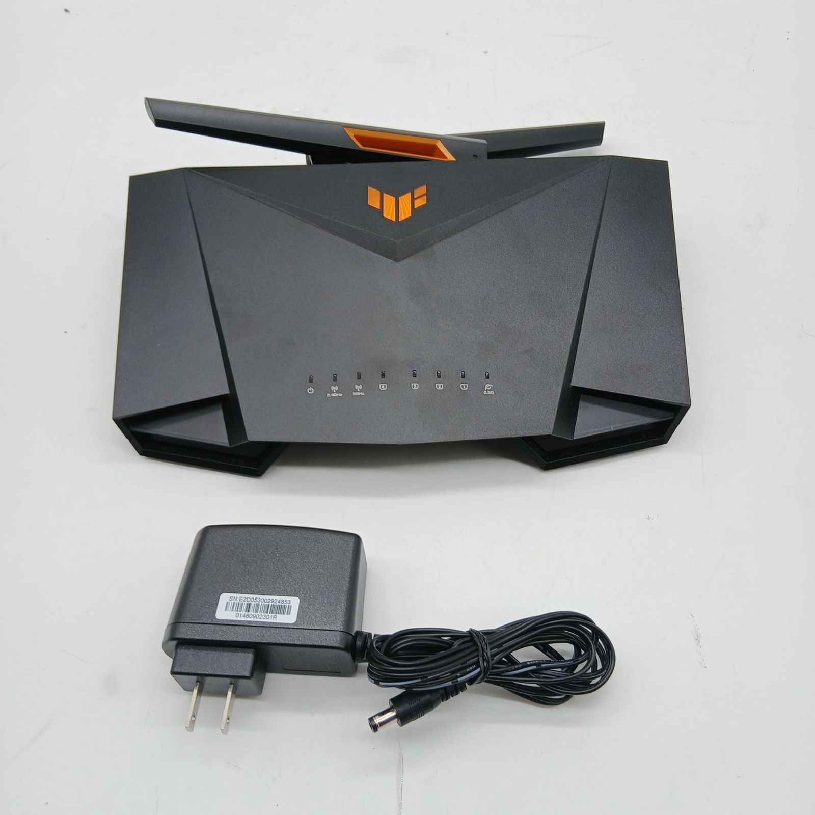 No.4452 ASUS WiFi TUF-AX 4200 無線 ルーター 最新規格WiFi 6 3603 574 Mbps v 6プラス OCNバーチャルコネクト対応 デュアルバンドゲーミング 2.5 G WANポート 2.0 GHzクアッドコアCPU メッシュ