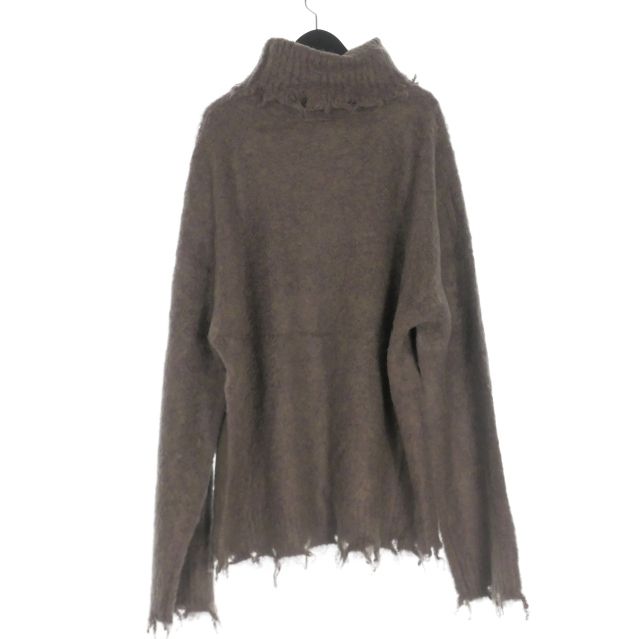 【中古】未使用品 カミヤ KAMIYA フリンジ モヘアニット セーター 長袖 L グリーン/イエロー G13PO056 メンズ カミヤ KAMIYA フリンジ モヘアニット セーター 長袖 M パープル