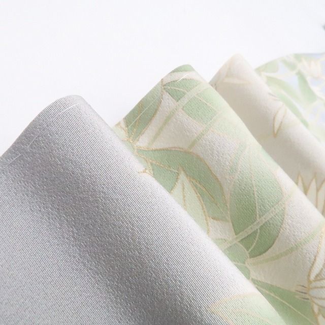 ❁tomihisa❁ 着物 正絹 仕付け糸付 清楚と気品が咲き広がる花々の一景 訪問着 7380