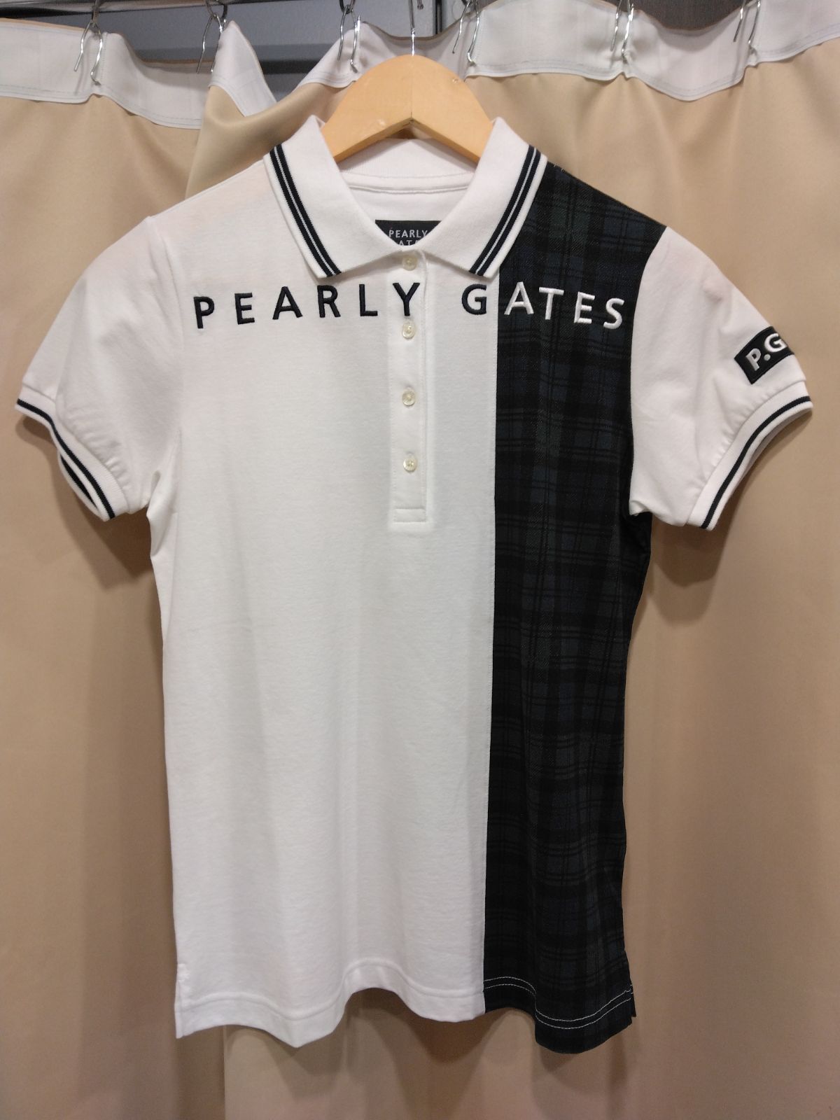 PEARLY GATES パーリーゲイツ レディース 半袖 ポロシャツ ストレッチ 通気性 吸湿速乾性 ゴルフ 055 3160310