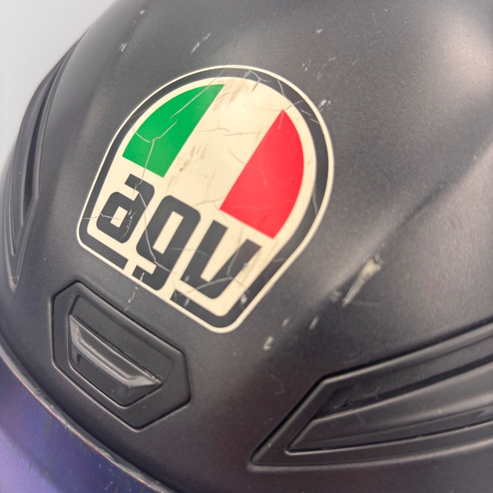 ◾️AGV フルフェイスヘルメット K1 マットブラック ミラーバイザー 