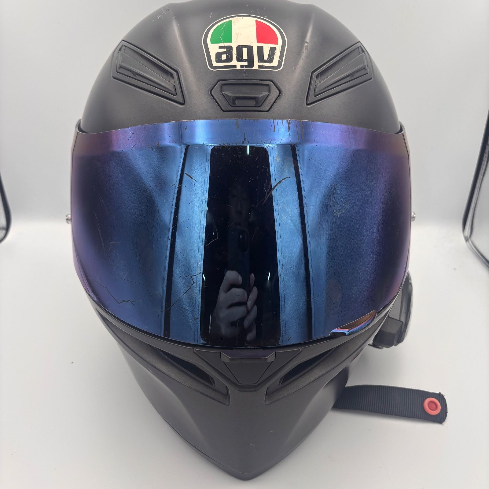◾️AGV フルフェイスヘルメット K1 マットブラック ミラーバイザー 