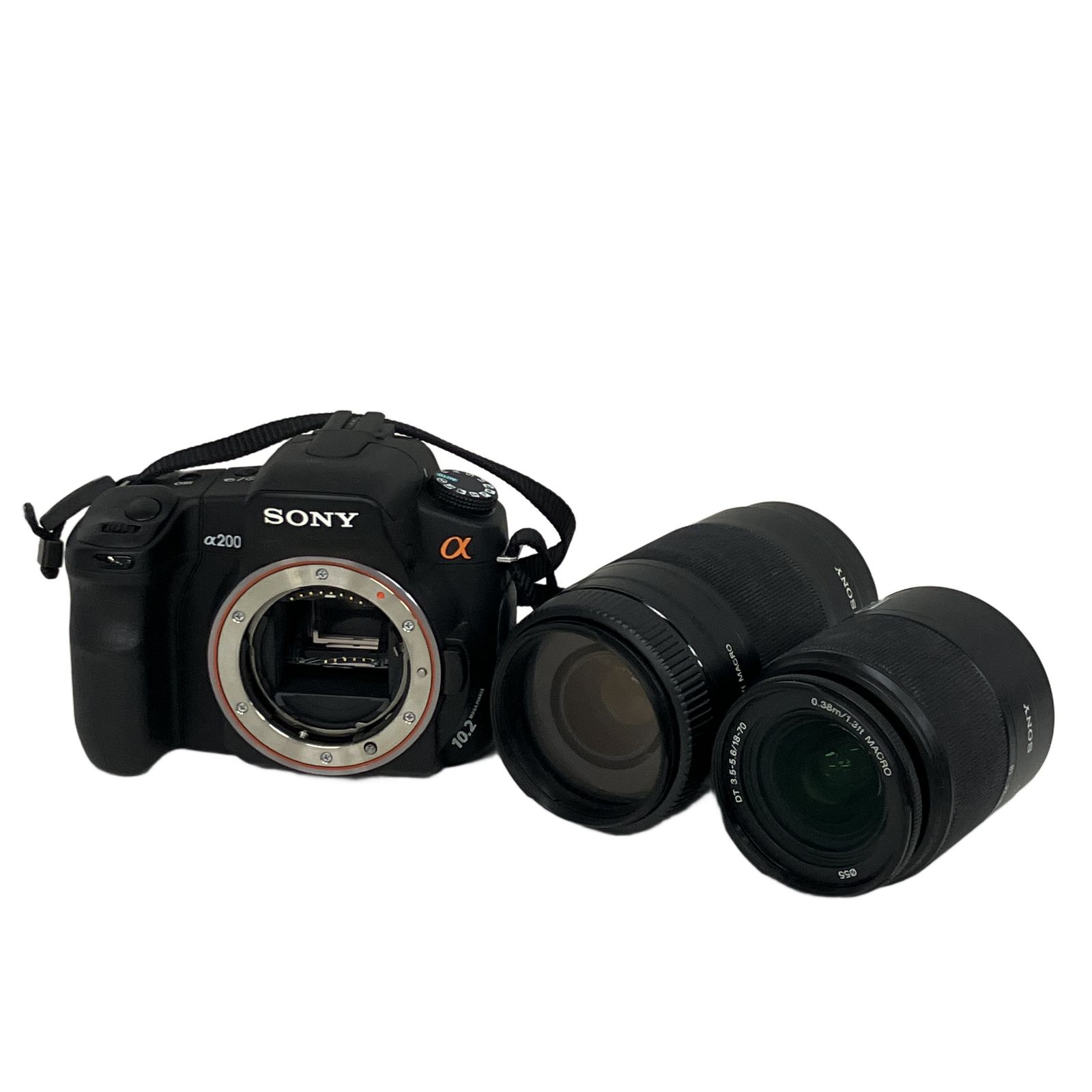 SONY DSLR-A200 α200 デジタル一眼 カメラ 18-70mm 75-300mm ダブル