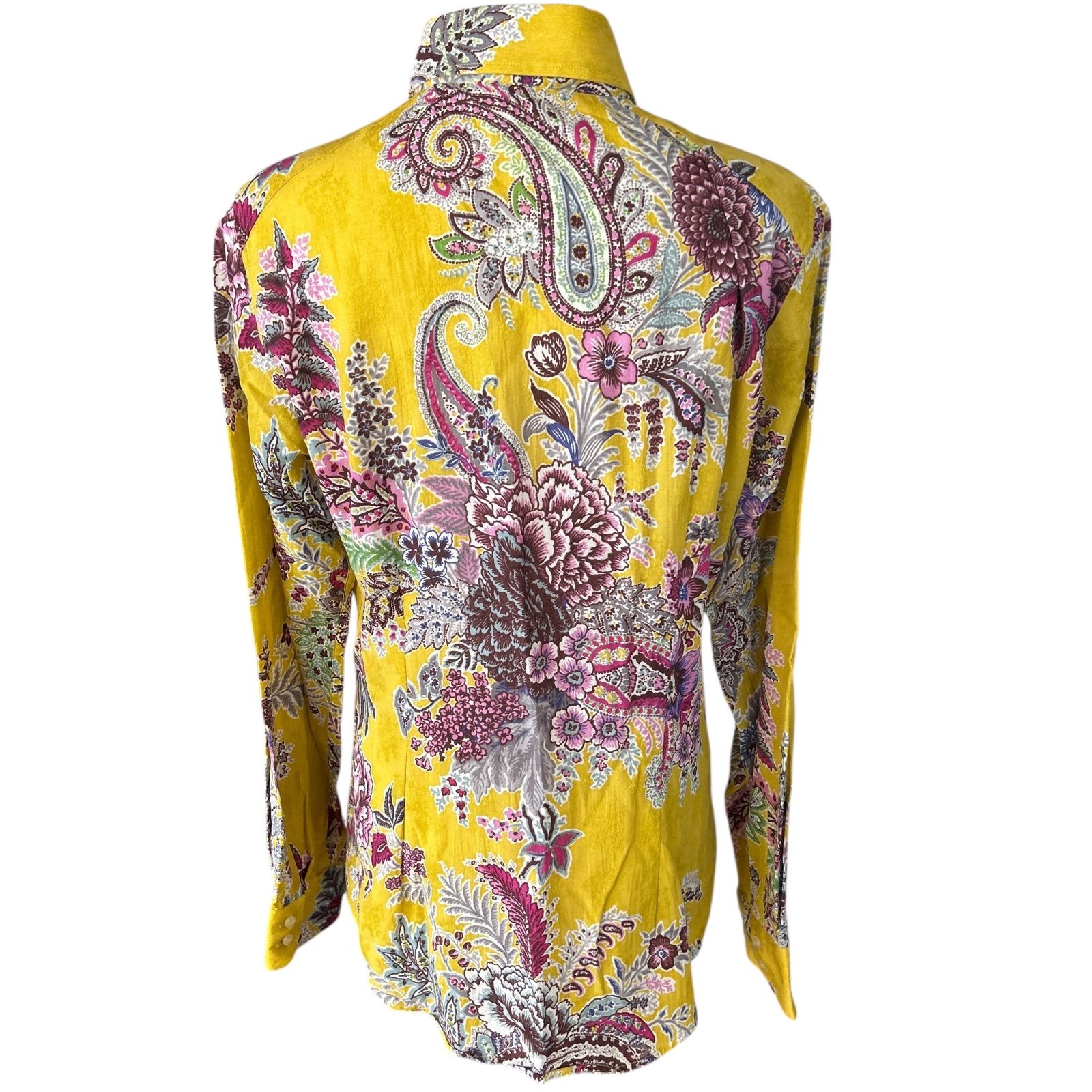 ETRO エトロ 大きいサイズ 44 ペイズリー柄 シャツ ブラウス
