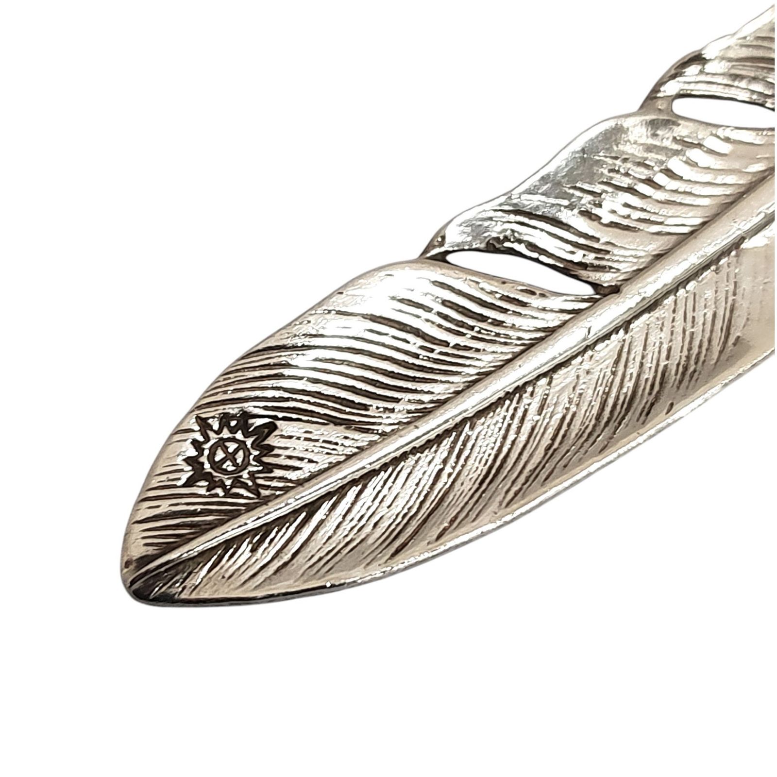 REDMAN レッドマン メタル付き 大フェザー ネックレス ペンダント