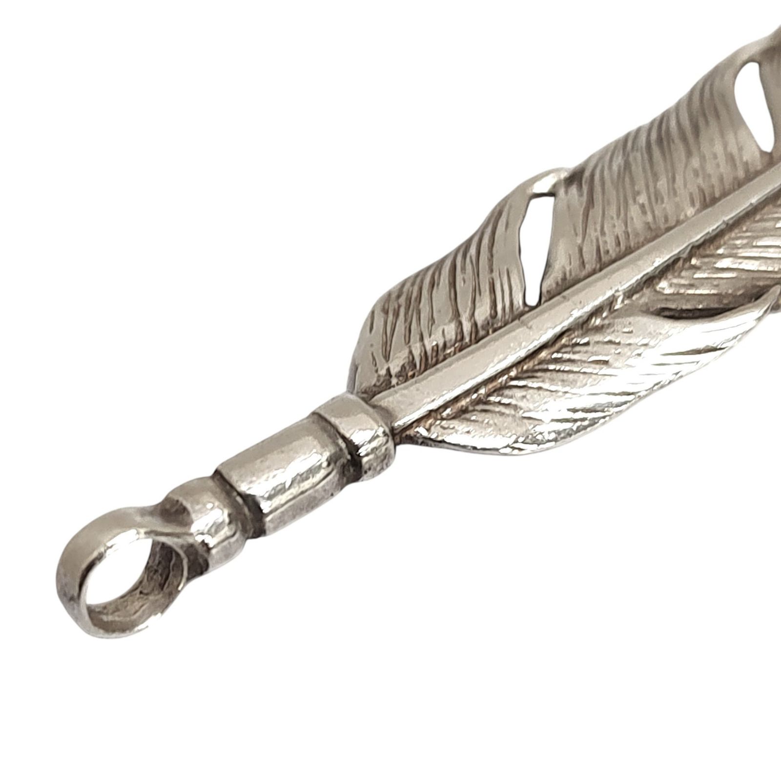 REDMAN レッドマン メタル付き 大フェザー ネックレス ペンダント