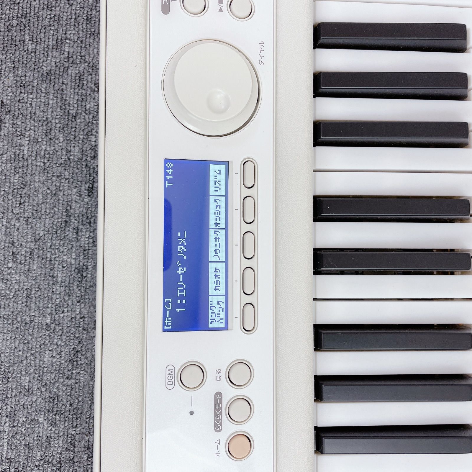 CASIO 光ナビゲーション キーボード 電子 LK-526 動作確認済み - メルカリ