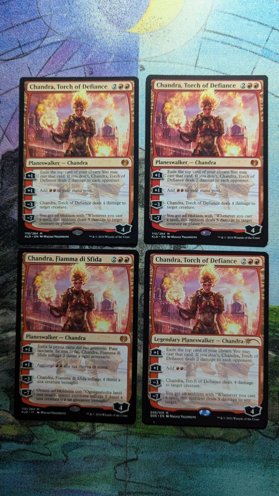 MTG 反逆の先導者、チャンドラ 英語4枚 まとめ売り - メルカリ