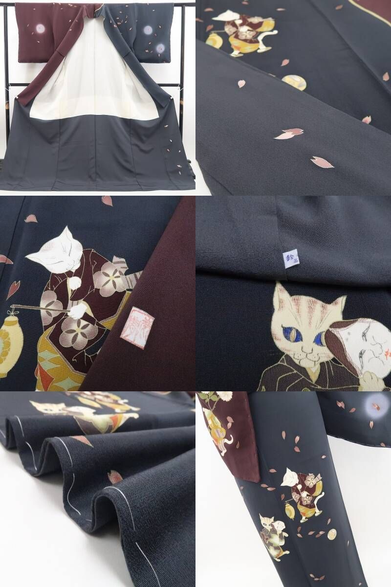 鈴*猫様 新品 美品　正絹　作家　さが美　訪問着　縮緬　フルセット　身丈163 楽天市場】きもの さが美の通販