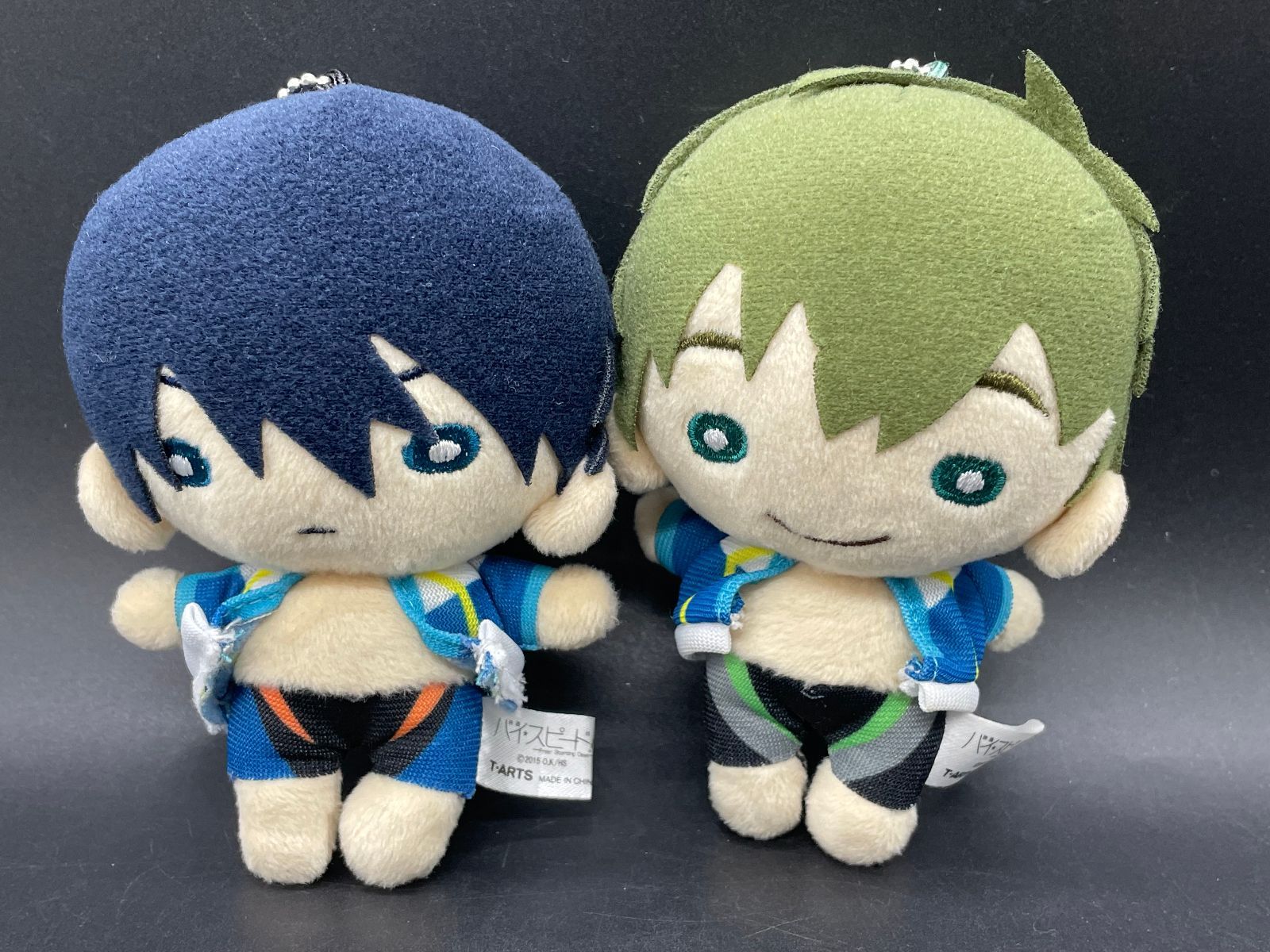 ハイスピ　にとたん ボールチェーン付ぬいぐるみ 七瀬遙　橘真琴 映画 ハイ☆スピード! -Free! Starting Days- にとたん ボールチェーン