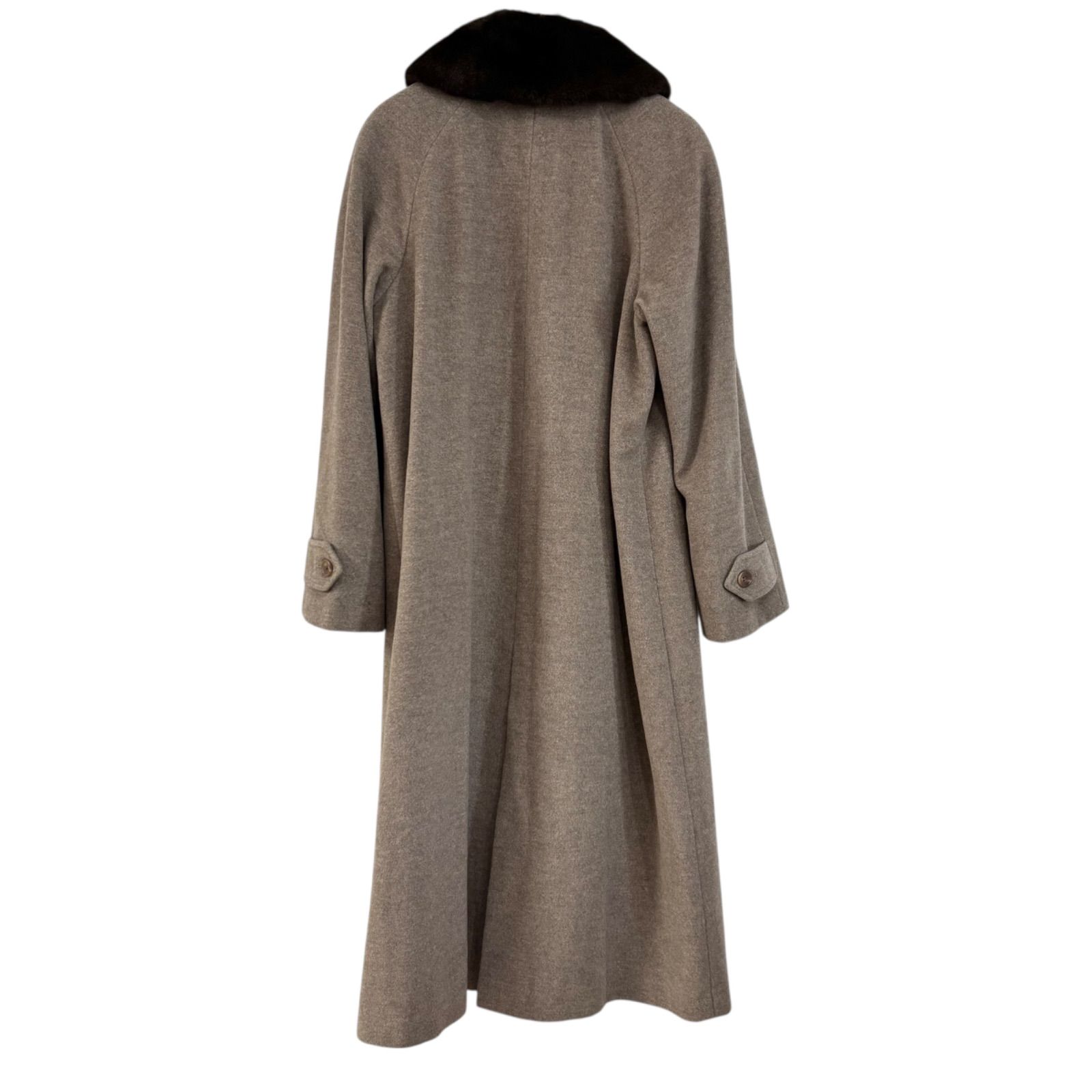 ZM1684 allegri アレグリ ウール アンゴラ ロングコート ラビット