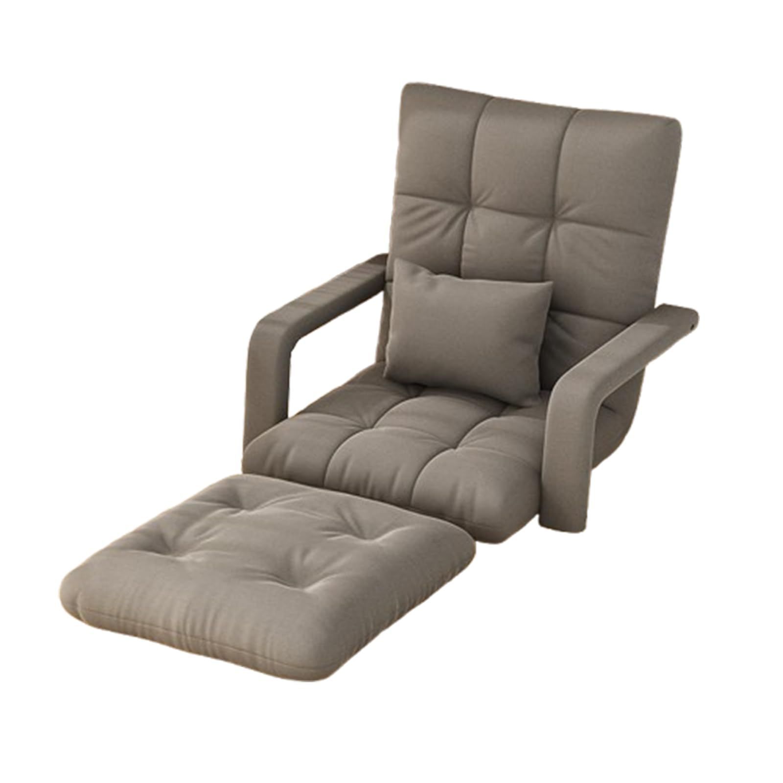 数量 チェアーソファ いす 椅子 イス 座イス コンパクト 1人掛け リクライニングチェアー ヘッドレスト フロアチェア 軽量 背もたれ リクライニング おしゃれ 座椅子 グレー
