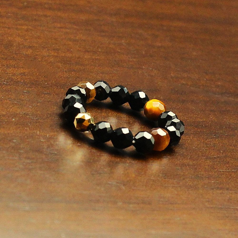 天然石オニキス＆タイガーアイ