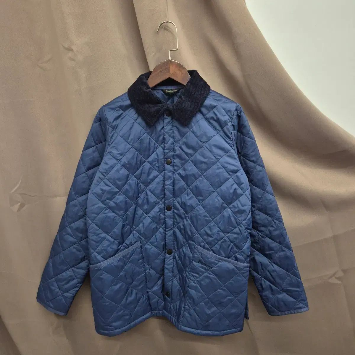 バブアー キッズ キルティング ジャケット ネイビー コーデュロイ カラ L 10|11