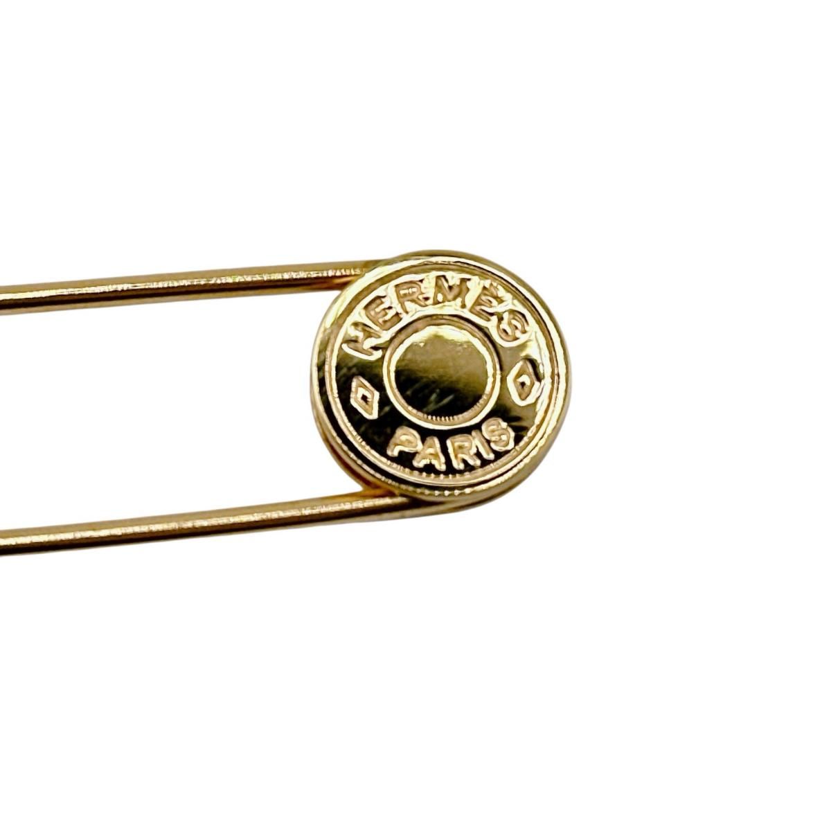 エルメス アクセサリー セリエ ピンブローチ ブローチ HERMES ゴールド