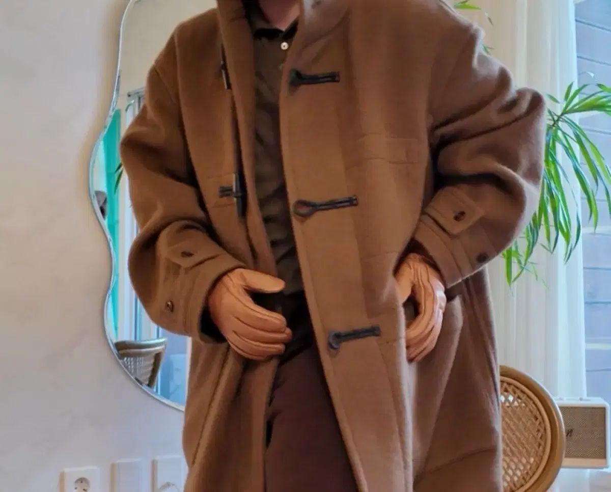 LEMAIRE ルメール マキシ ダッフルコート 23 fw ブラウン