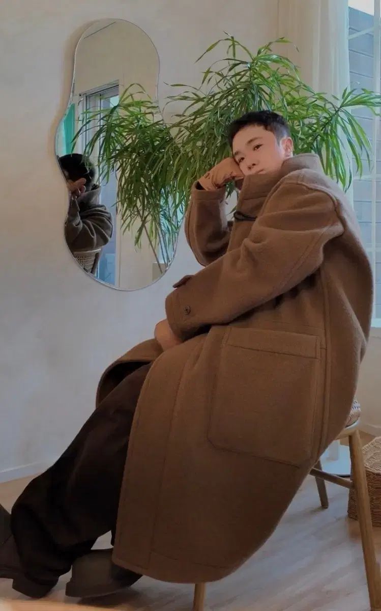 LEMAIRE ルメール マキシ ダッフルコート 23 fw ブラウン