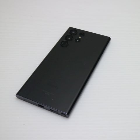 新品同様 Galaxy S22 Ultra SCG14 ファントムブラック スマホ 白ロム