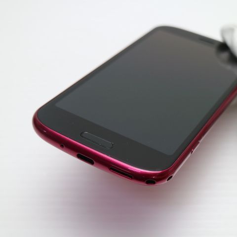 スマートフォン本体 BLACK-PINK 新品同様 F-52B らくらくスマートフォン ピンク スマホ 白ロム 本体