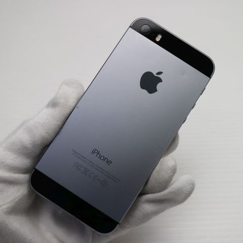 美品 DoCoMo iPhone5s 64GB グレー ブラック 即日発送 スマホ Apple
