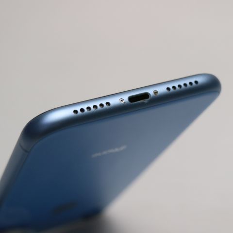 超美品 SIMフリー iPhoneXR 128GB ブルー スマホ 白ロム 即日発送
