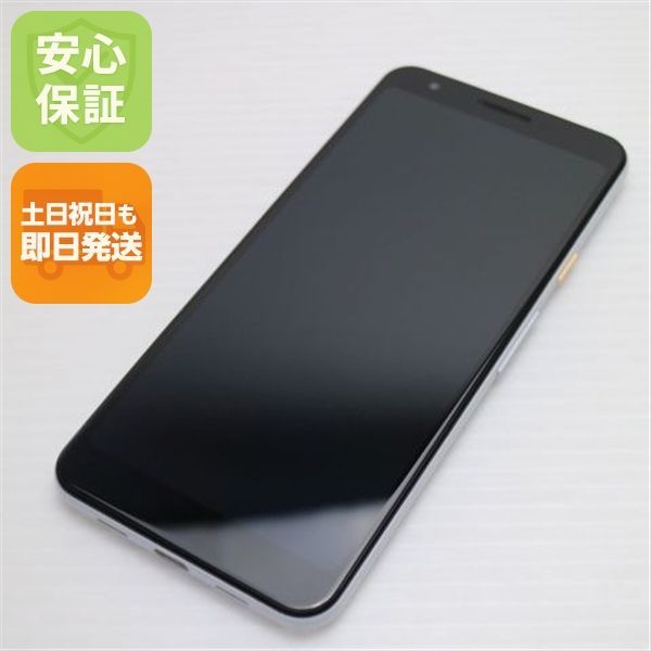 美品 docomo Google Pixel 3a クリアリーホワイト スマホ 本体 白ロム