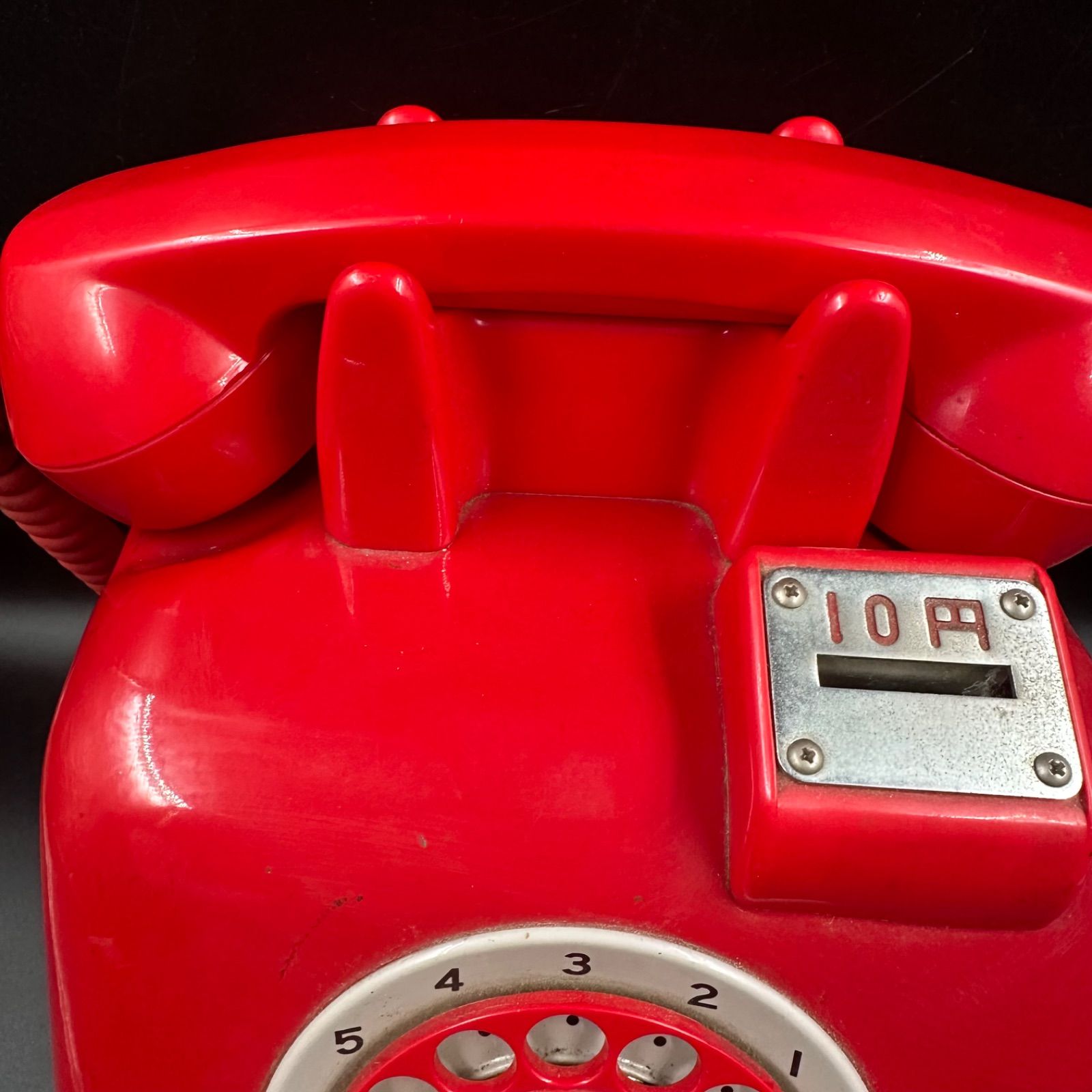  赤でんわ貯金箱 赤電話 670 A 2 N 昭和46年製造 公衆電話 昭和レトロ 電話機 生活家電