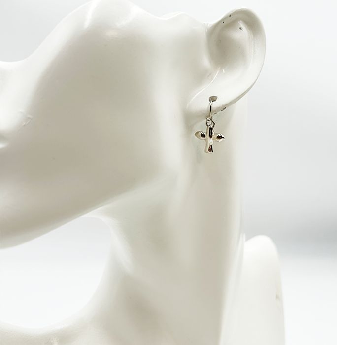 Tiffany & Co. クロスモチーフ ピアス シルバー925 フックタイプ 両耳