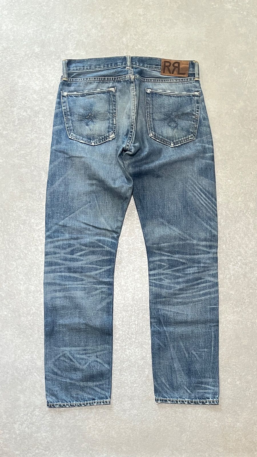 レア ジョニーデップ 来日着用 RRL ラルフローレン ダメージリペア