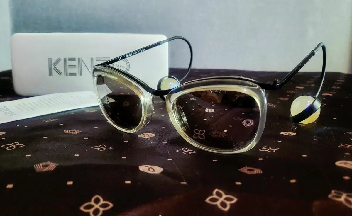 ♥ -ビデオ添付 KENZO シルバーミラー サングラス