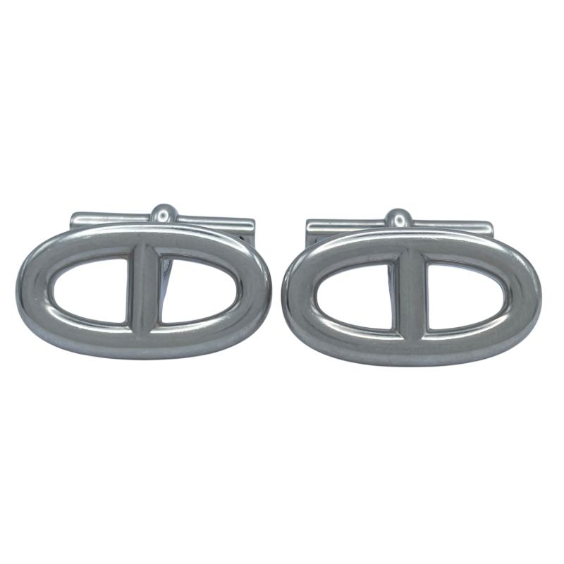 エルメス HERMES シェーヌダンクルカフス シルバー Ag925 ジュエリー