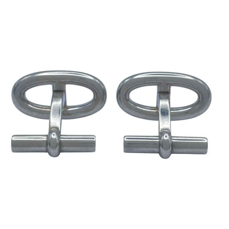 エルメス HERMES シェーヌダンクルカフス シルバー Ag925 ジュエリー