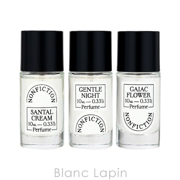 ノンフィクション NONFICTION オードパルファムミニトリオ 10ml x3