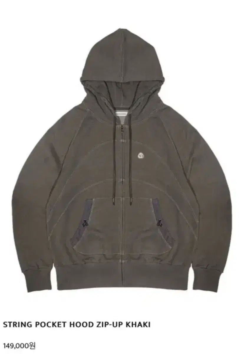 スマートアーバンユースフル ISSEY MIYAKE イッセイミヤケ シャーリングポケット ジップアップ フード カーキ