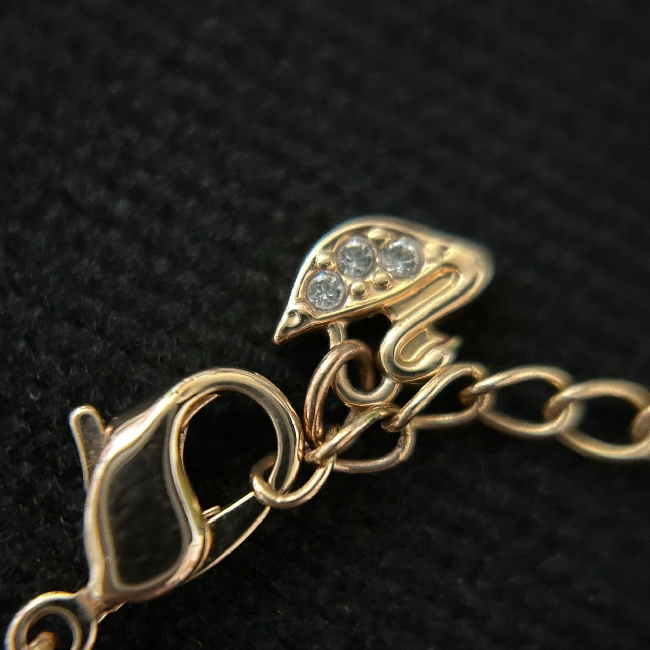 良品】SWAROVSKI スワロフスキー イーブルアイ ブレスレット ゴールド