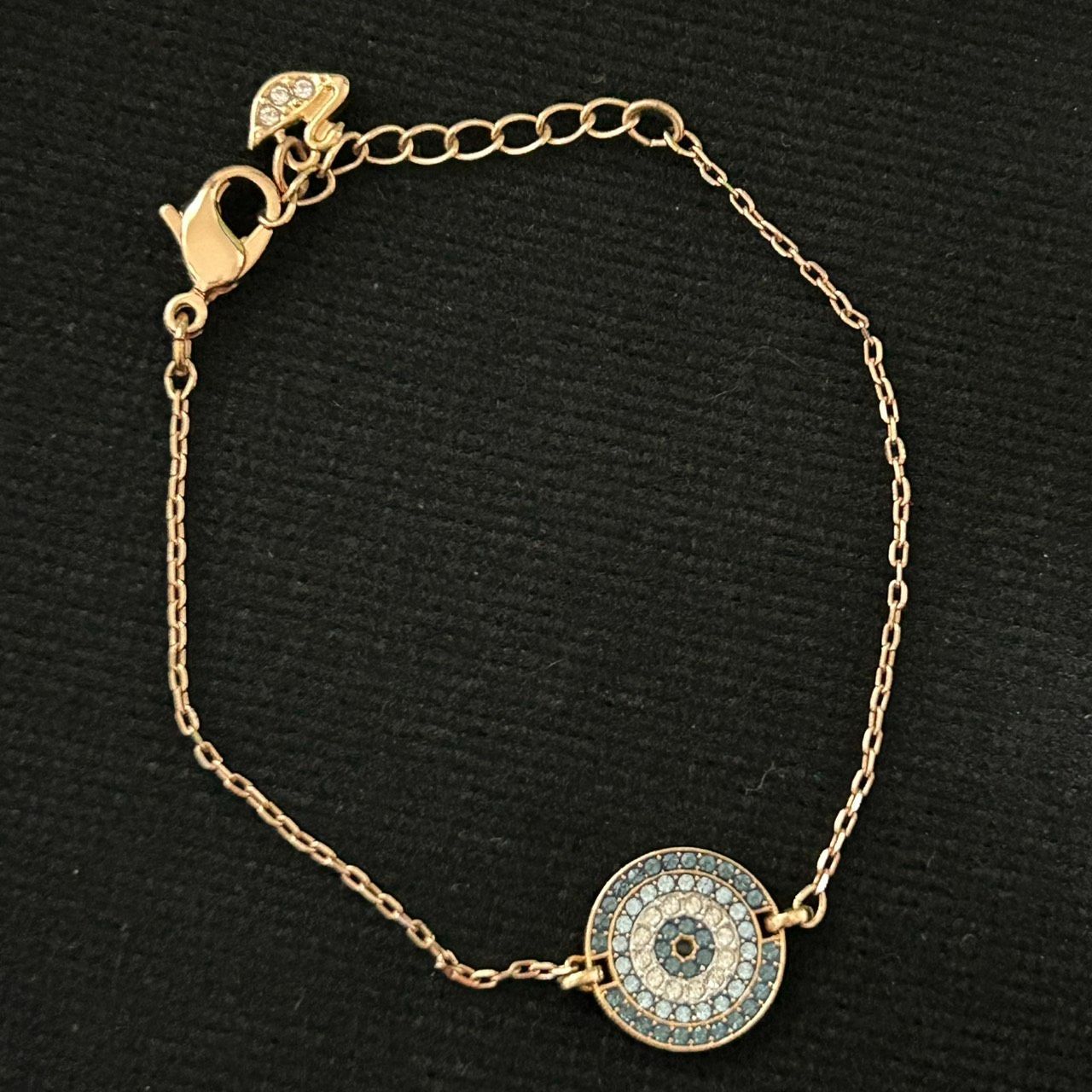 良品】SWAROVSKI スワロフスキー イーブルアイ ブレスレット ゴールド